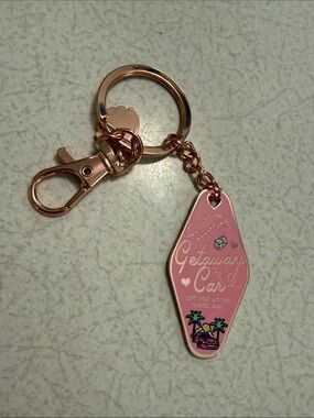 Taylor Swift Getaway Car Keychain Pink Reputation Rep X Marks the Spot